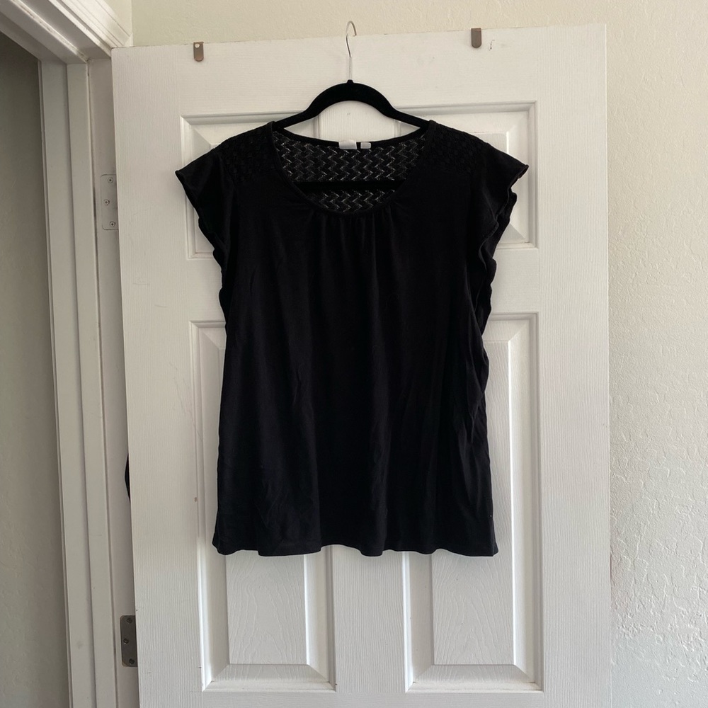 XL black top from gap